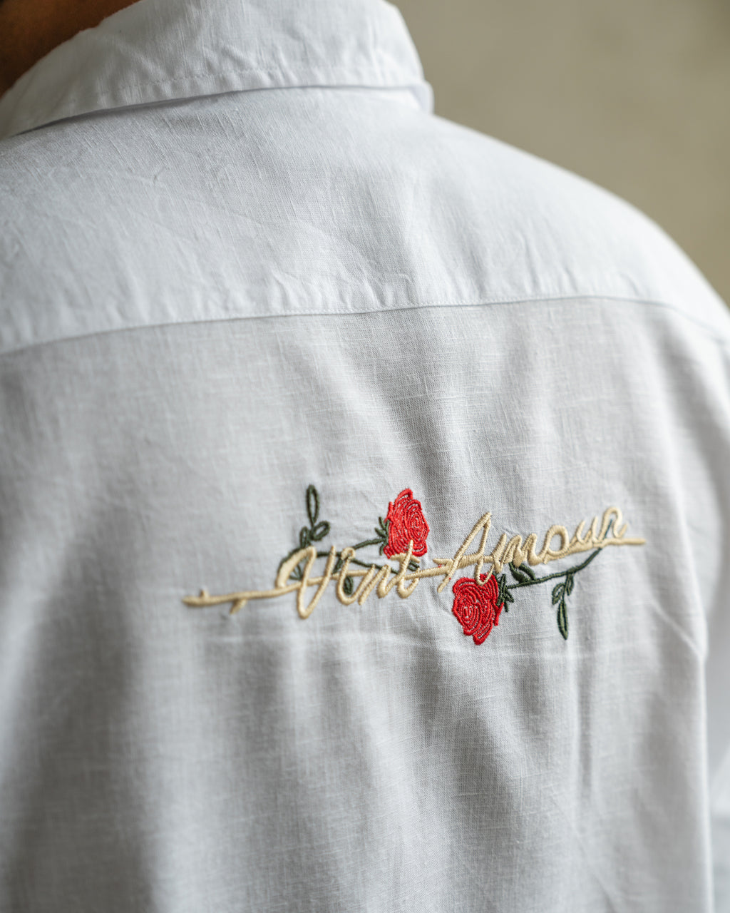 Amour en Blanc Linen Shirt