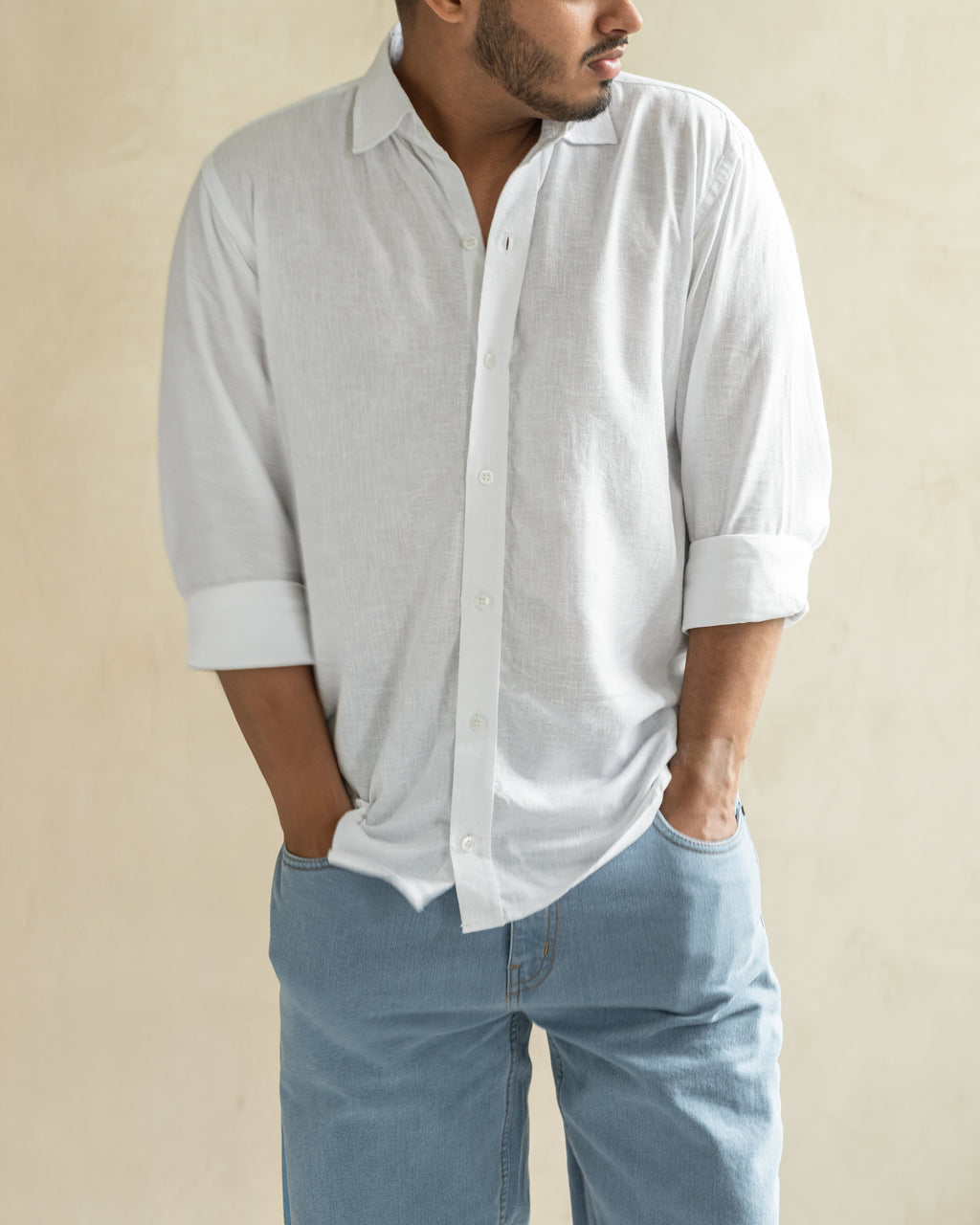 Amour en Blanc Linen Shirt
