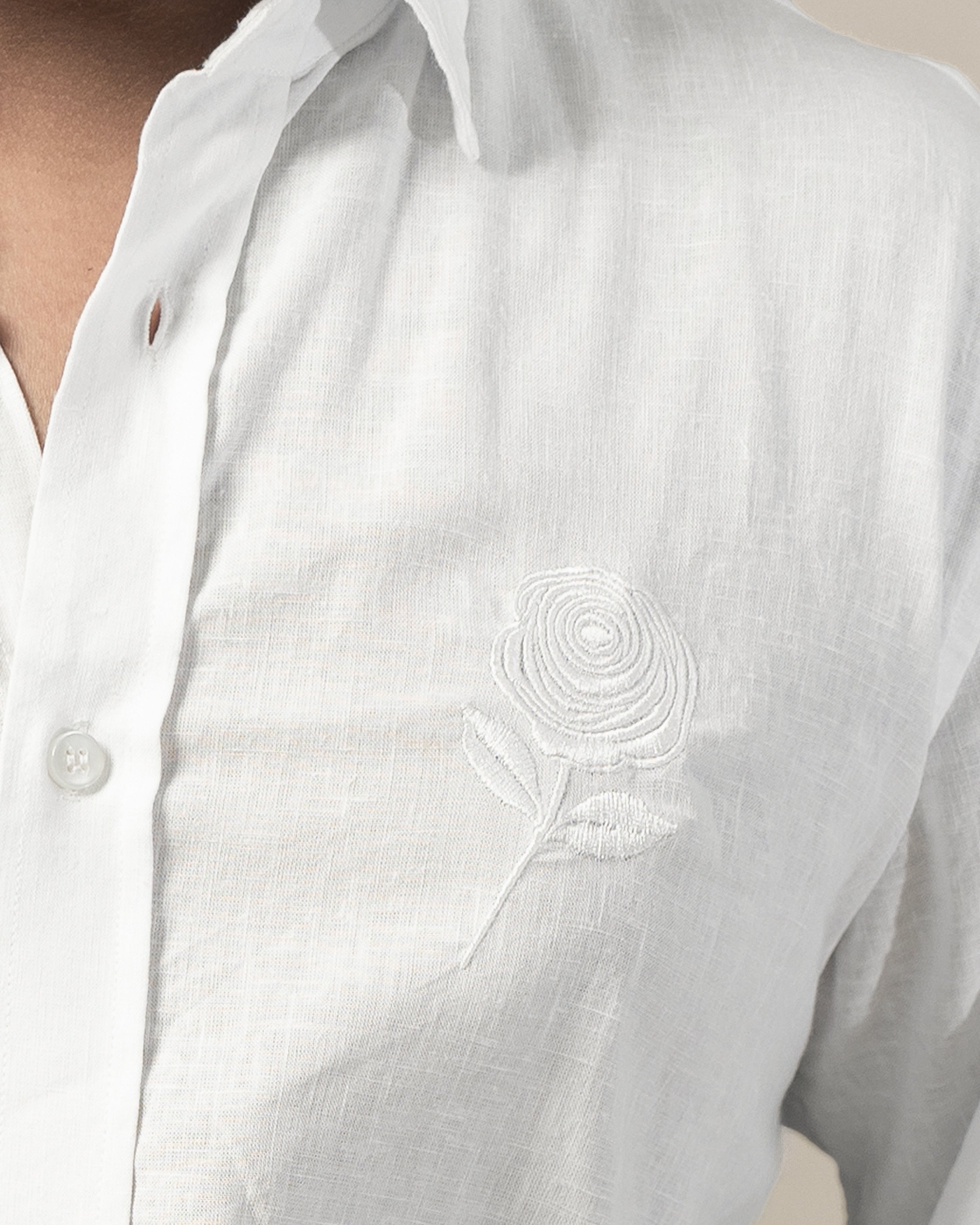 Amour en Rose Linen shirt