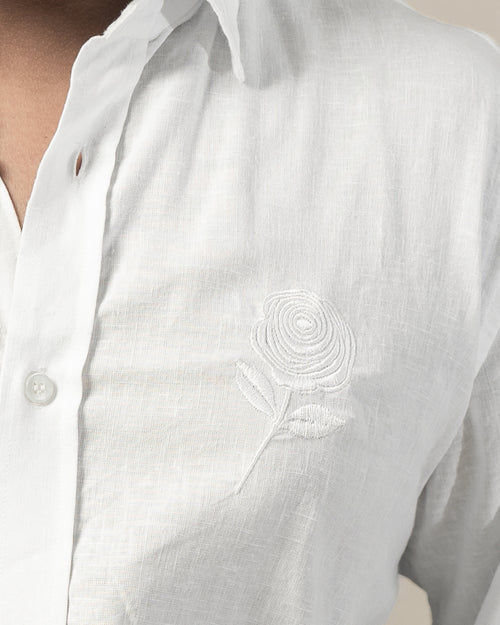 Amour en Rose Linen shirt