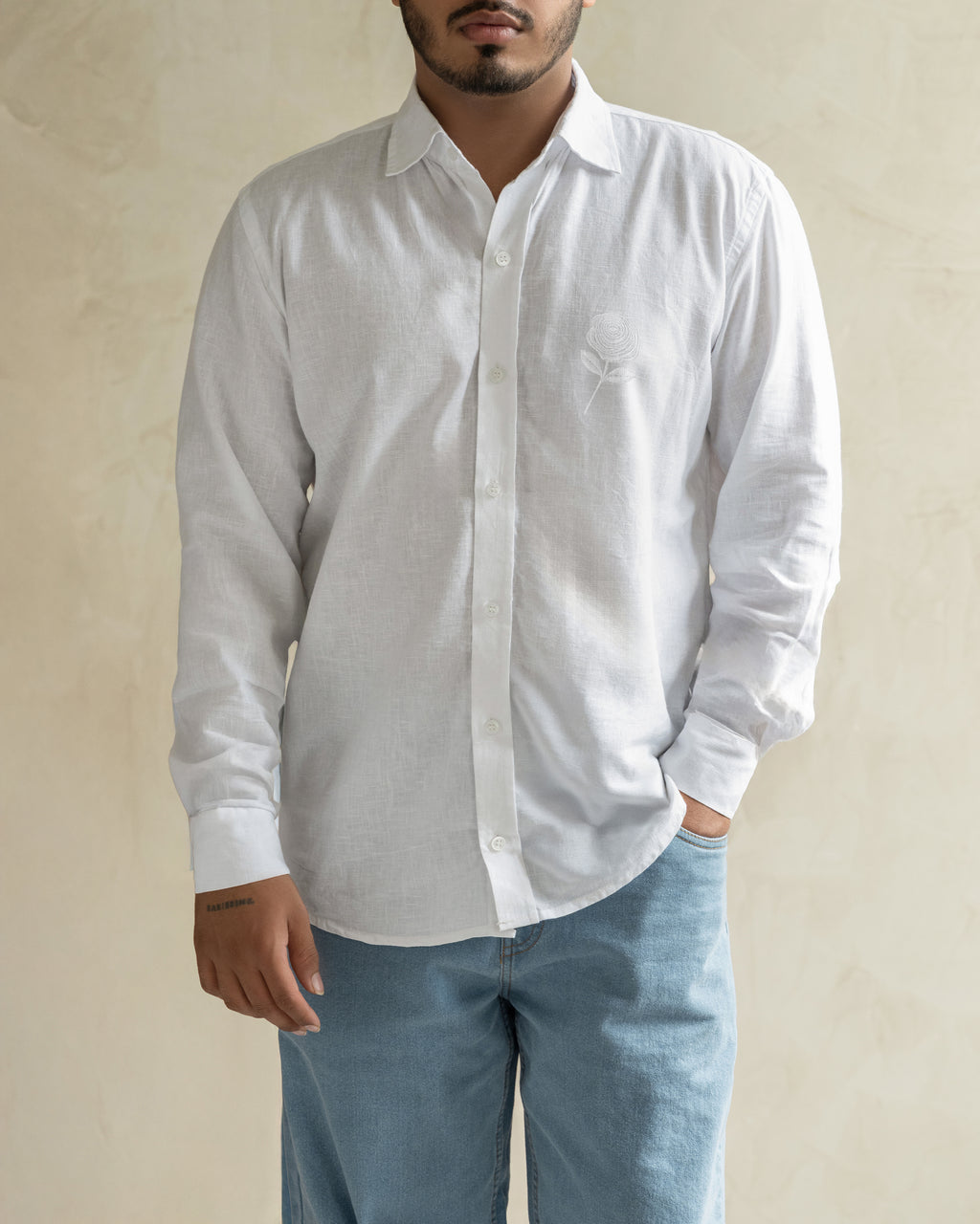 Amour en Rose Linen shirt