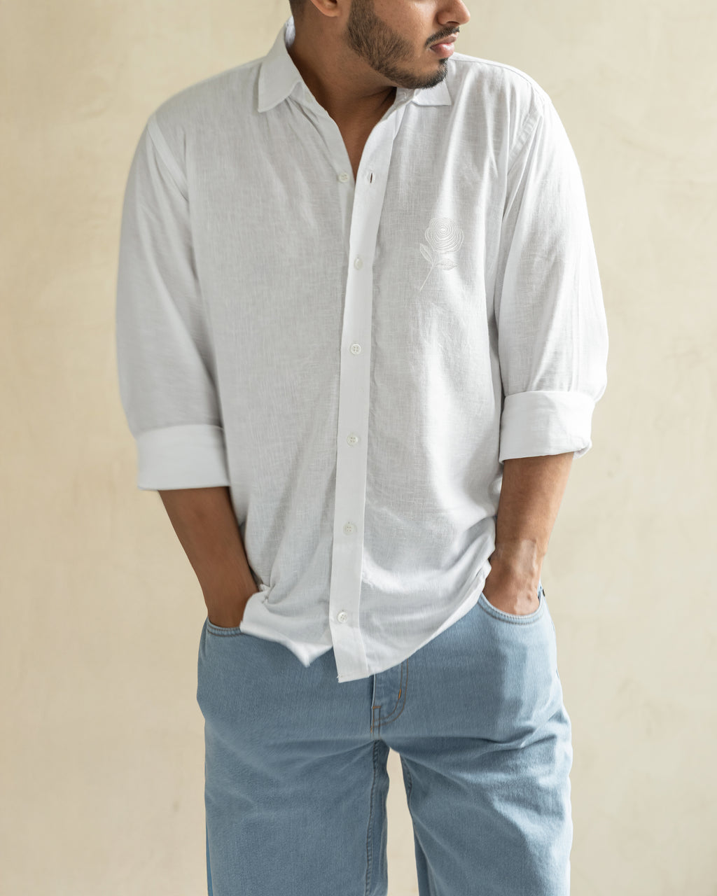 Amour en Rose Linen shirt