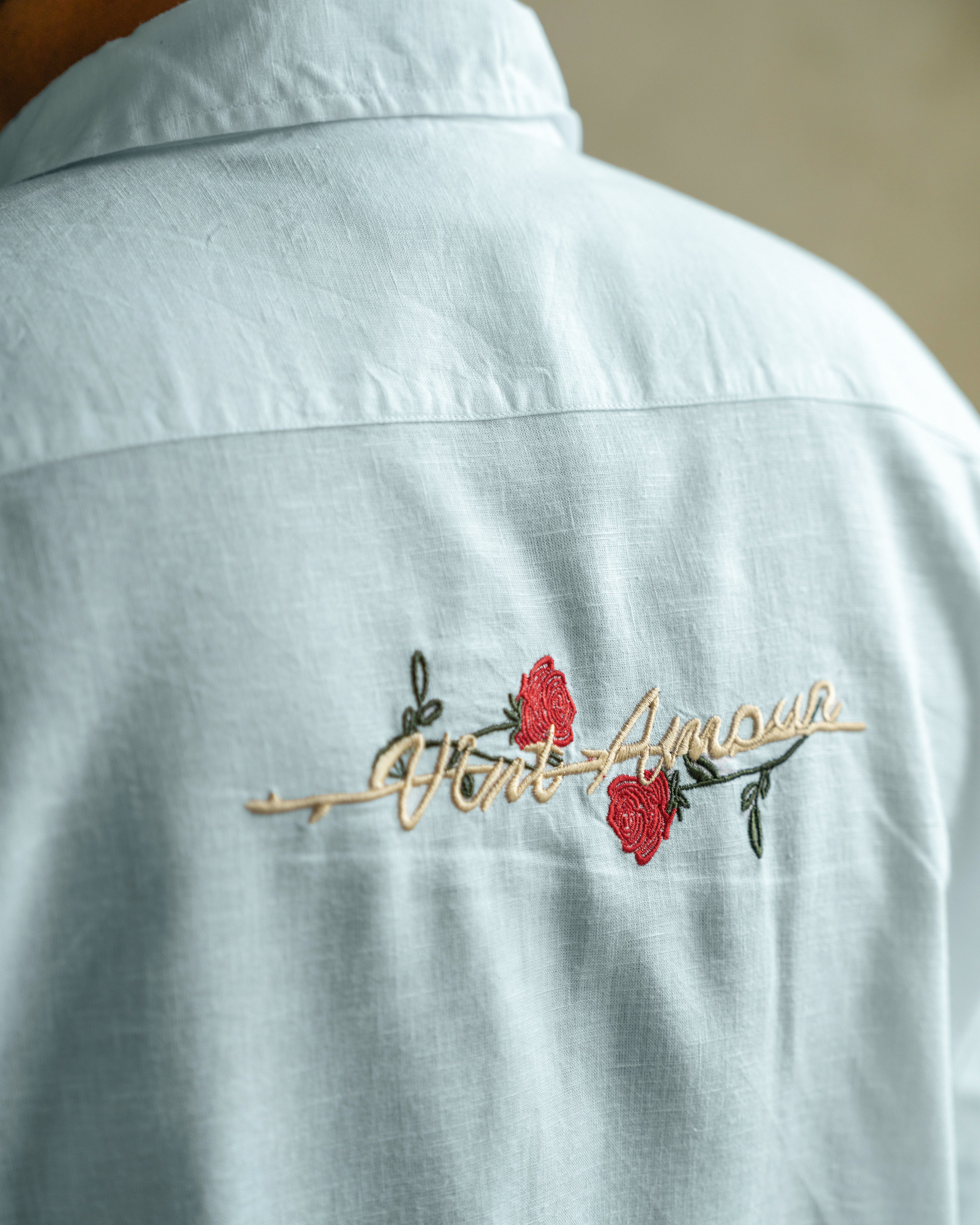 Quiet Blue Embroidered Signature