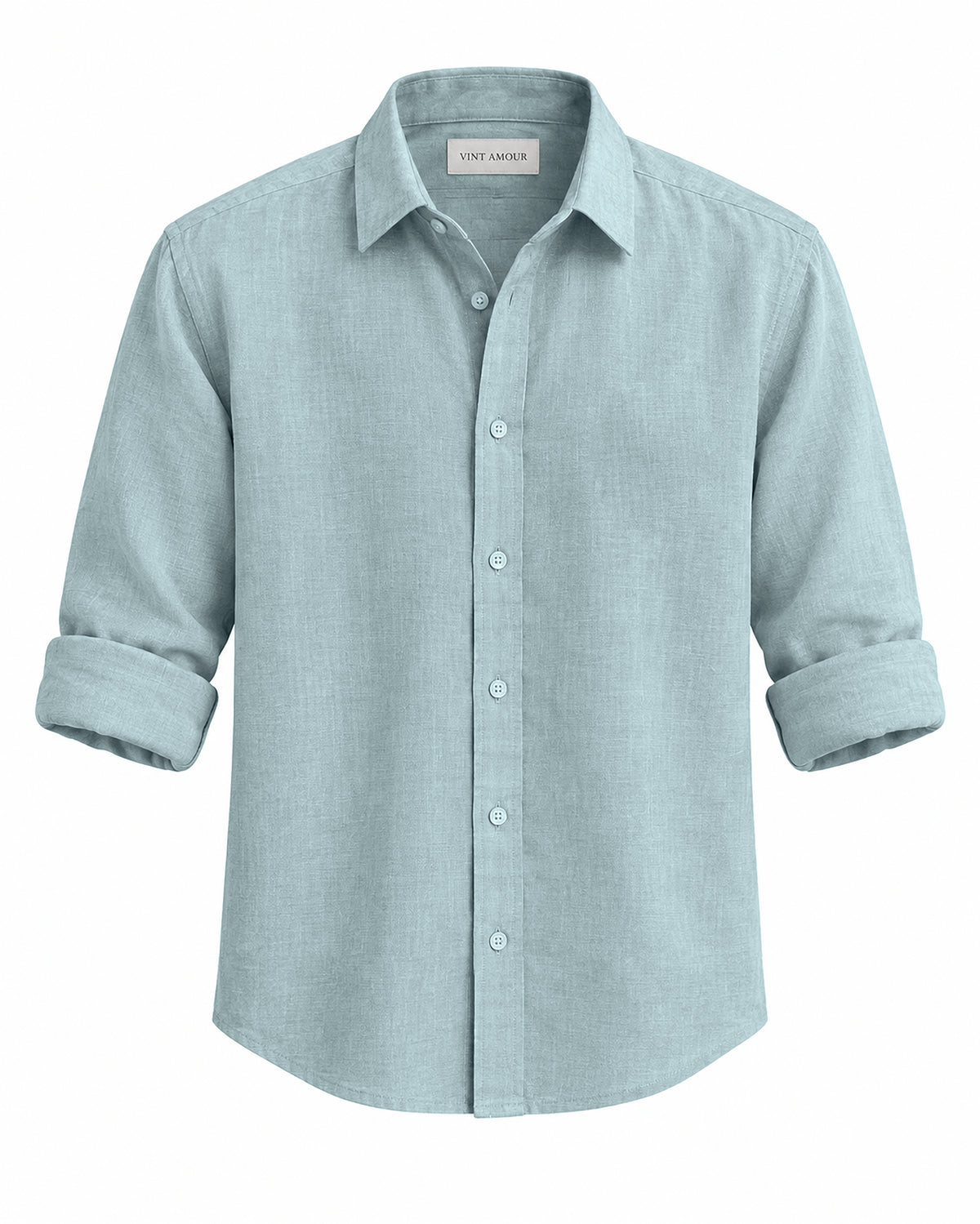 The Quiet Blue Linen Shirt