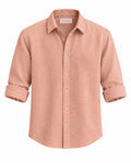 Amour en Coral Linen Shirt