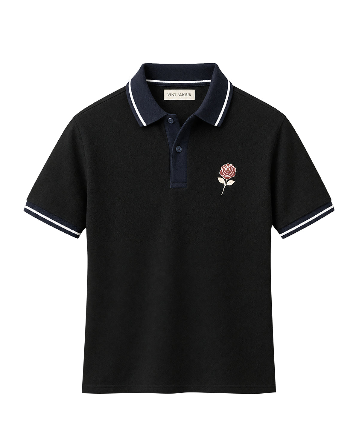 Noir Rose Polo