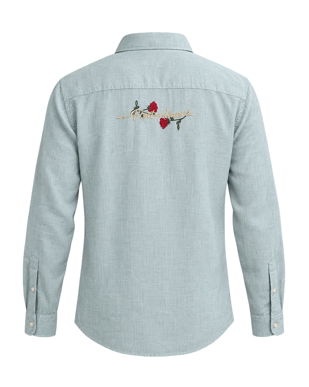 Quiet Blue Embroidered Signature